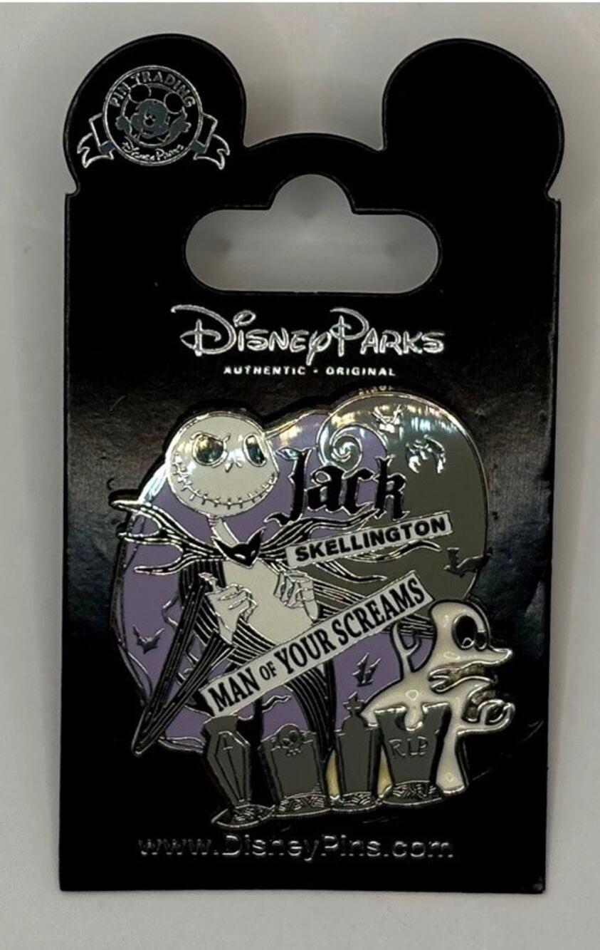 Disney Parks Jack Skellington Man of Your Screams Pin 2012 NWT